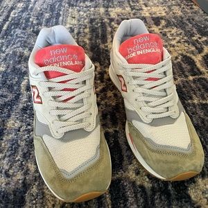 Men’s New Balance rainbow eucalyptus made in England limited edition sneaker